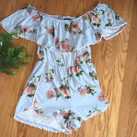 Justify Pants - Floral romper